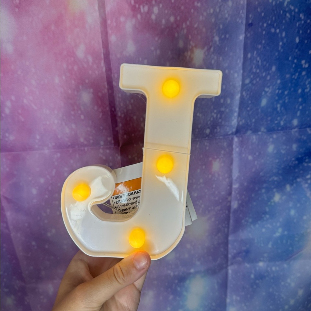 New mini light up J 🛍